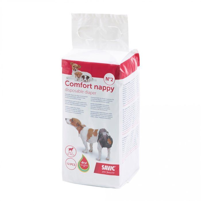 Couches Pour Chien Comfort Nappy Taille 2