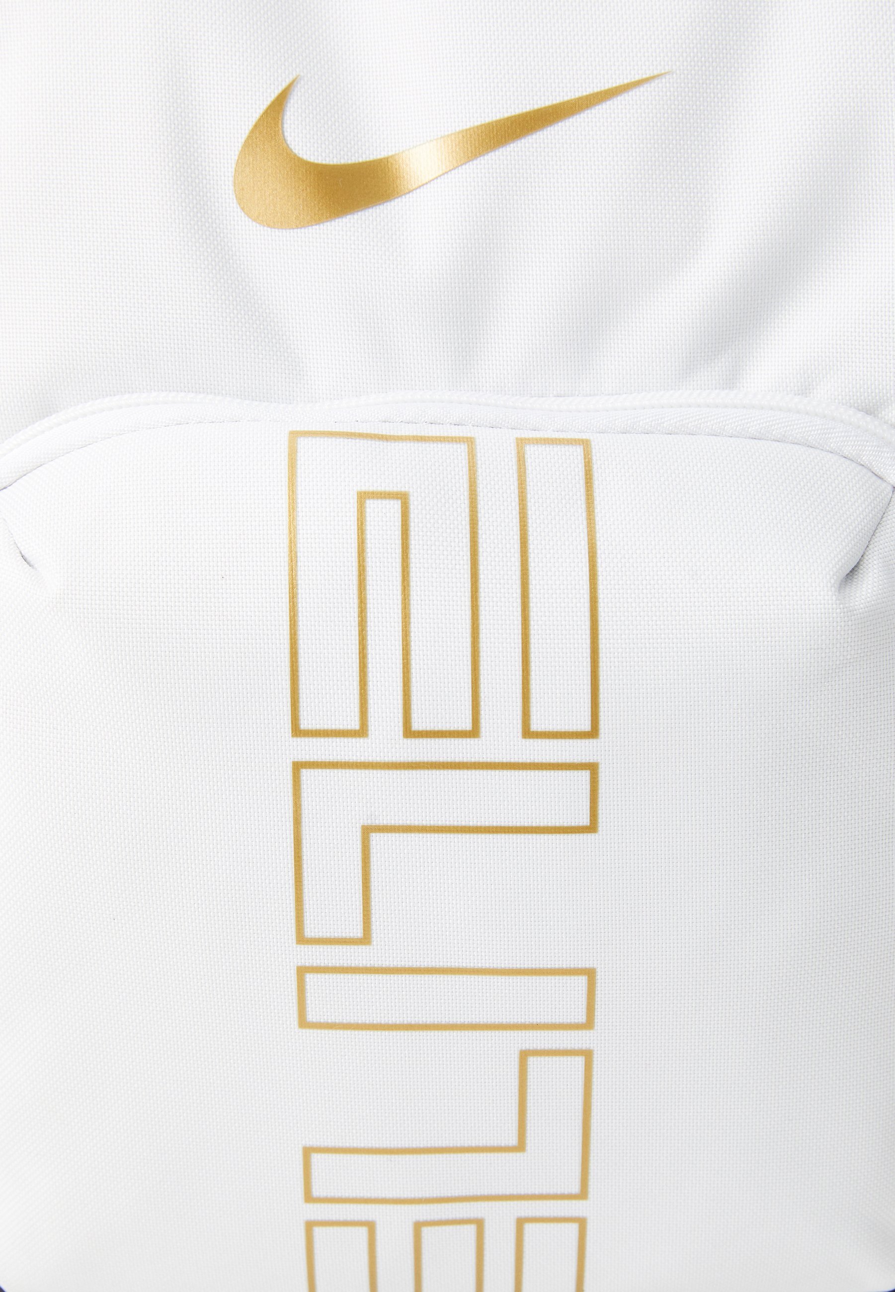 Nike Performance VARSITY ELITE SHOEBAG - Torba sportowa - biały/czarny/metaliczny złoty