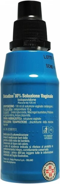 BETADINE Betadine 10% jodiumpovidon vaginale oplossing 125 ml desinfectiemiddel