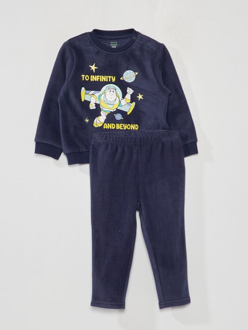 Pijama Buzz Lightyear de Toy Story - Conjunto de 2 peças - Preto