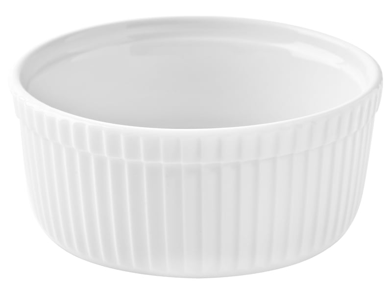 Salaterka do zapiekania ceramiczna Ameryka biała