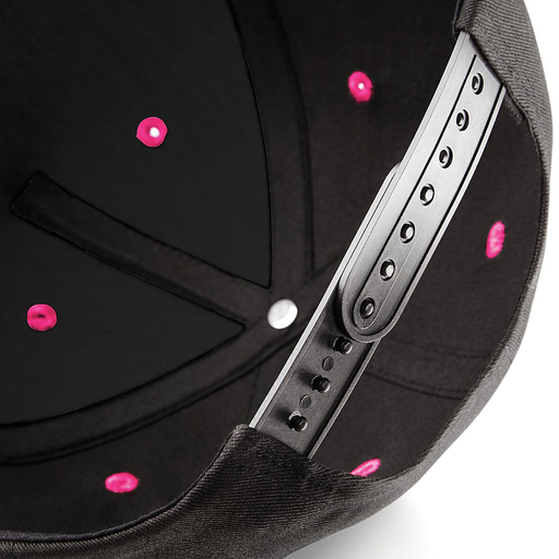 Casquette à pression Beechfield avec visière, 2 couleurs, 5 panneaux