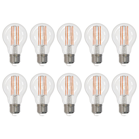 Bec LED retro E27, set de 10