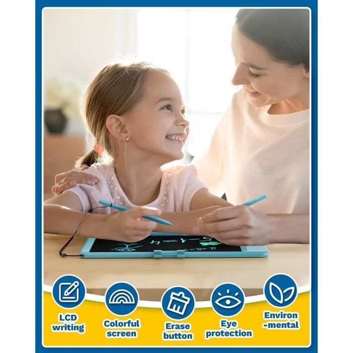 Tavoletta grafica per bambini da 10 pollici - Protezione per gli occhi - Tecnologia LCD - Senza radiazioni