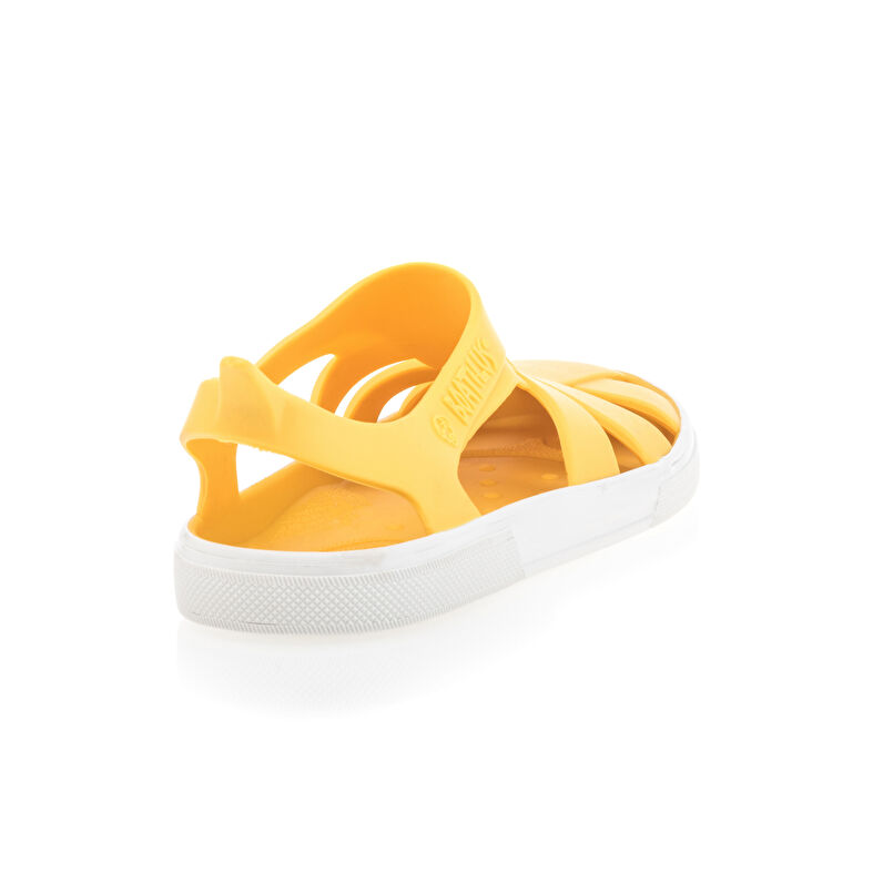 Gule gutteflip-flops / sandaler med string