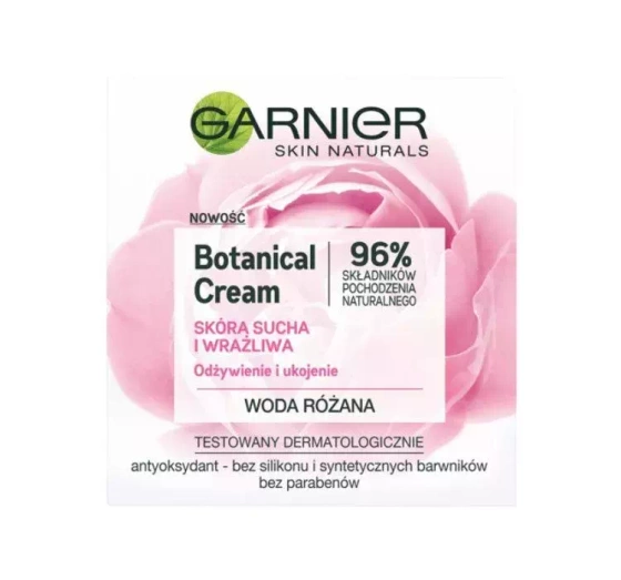 Garnier Botanical krem nawilżający z wodą różaną 50 ml