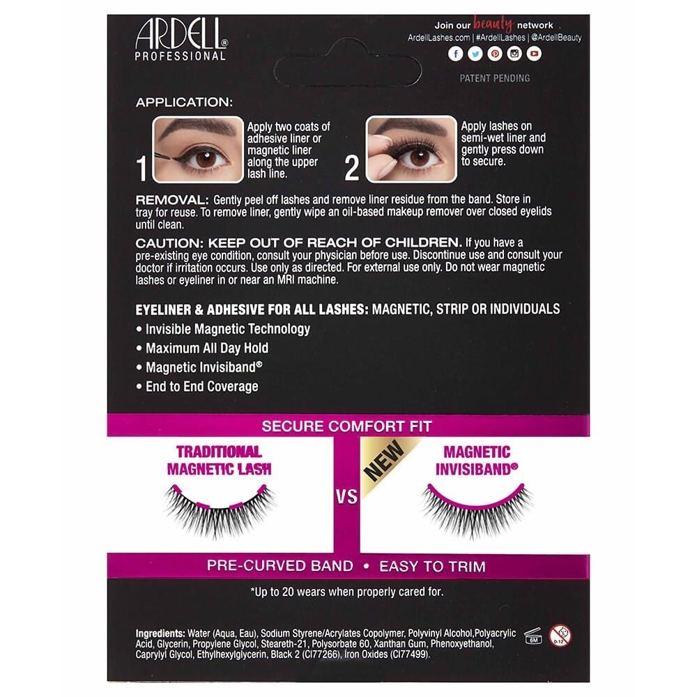 Ardell Faux-cils magnétiques MegaHold 054 Ardell et Colle Eyeliner Duo