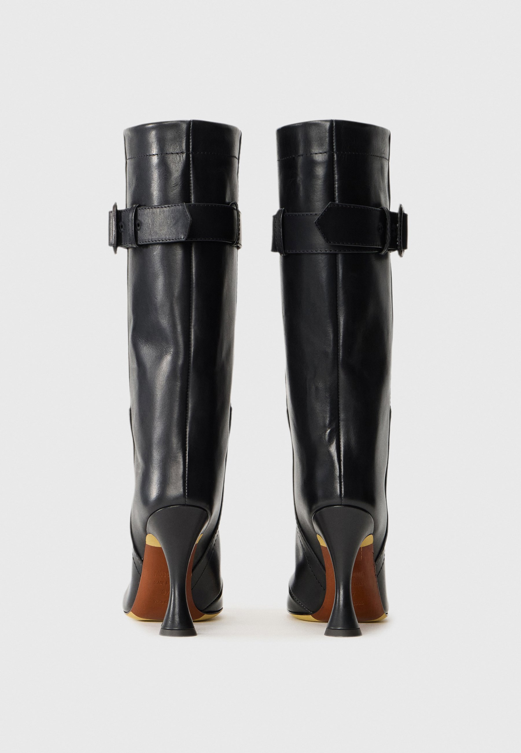 MOSCHINO laarzen met hoge hakken - nero