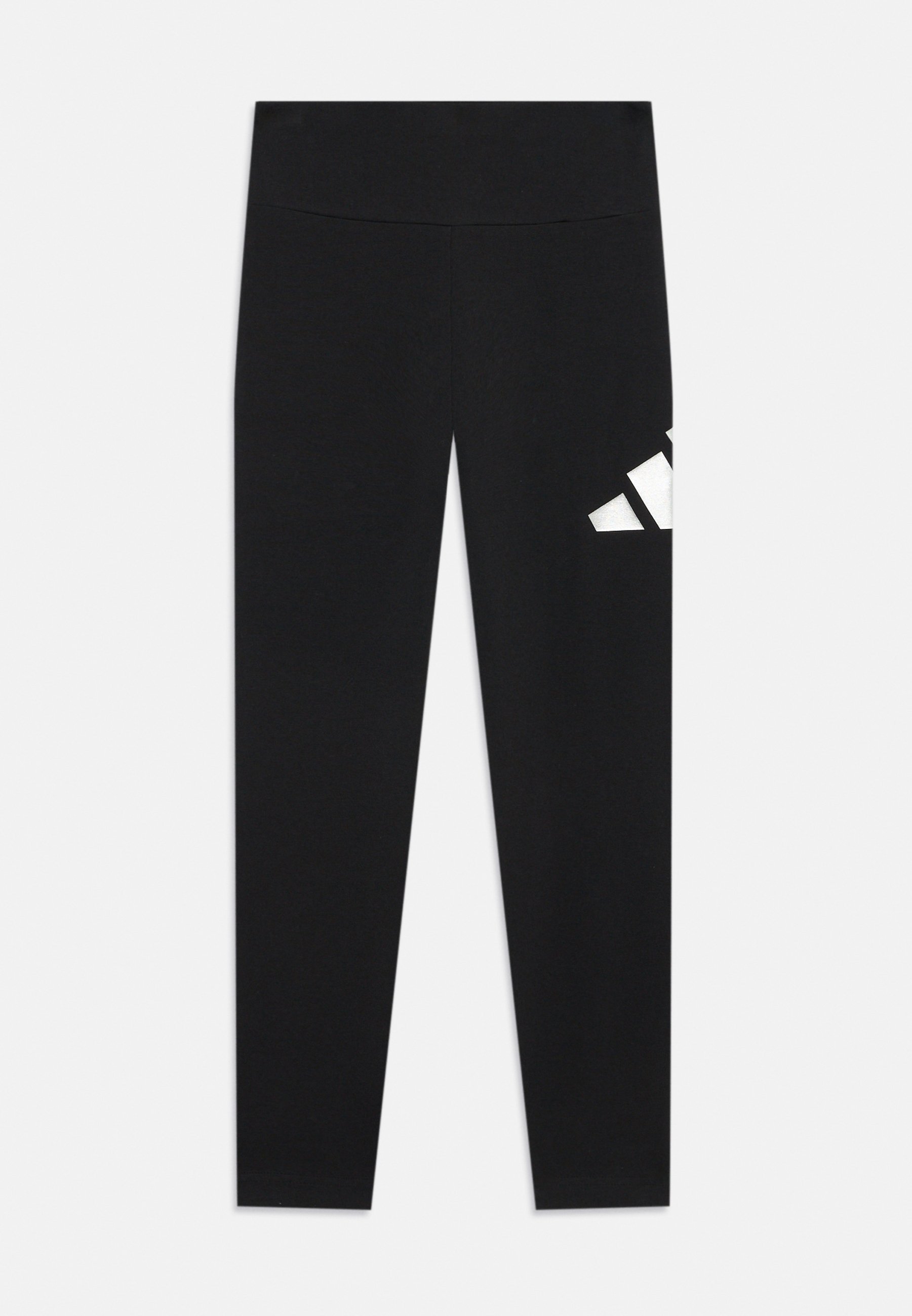 adidas Performance JUNIOR UNISEX - Leginsy - Spodnie - czarno-srebrne