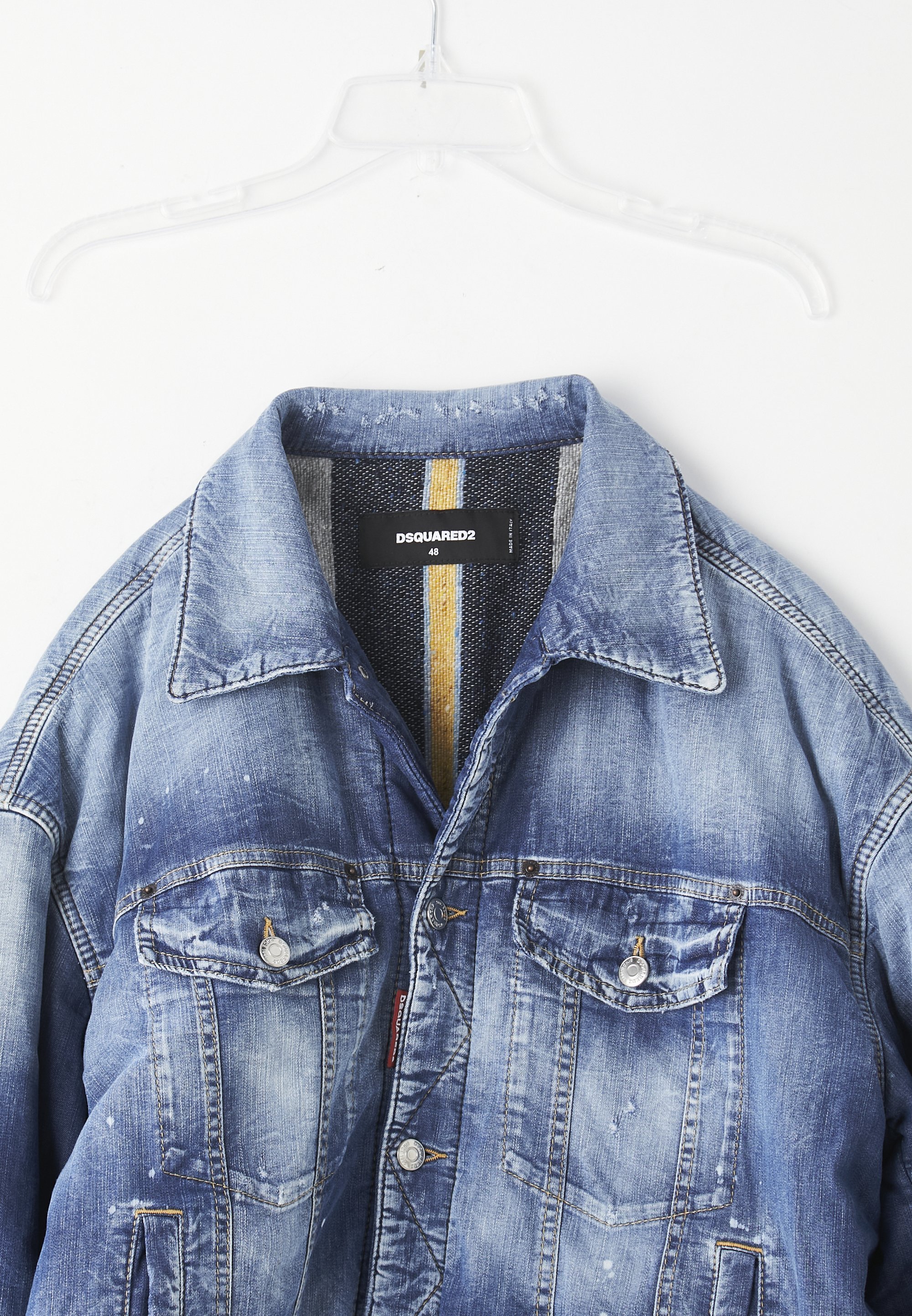 Dsquared2 GIACCA LEGGERA IMBOTTITA - Giacca di jeans - blu navy