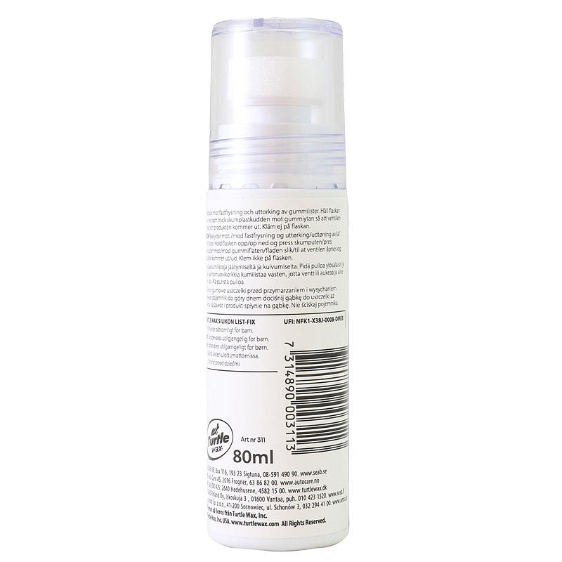 Sköldpaddssilikon listfix 80 ml, Sköldpaddsvax