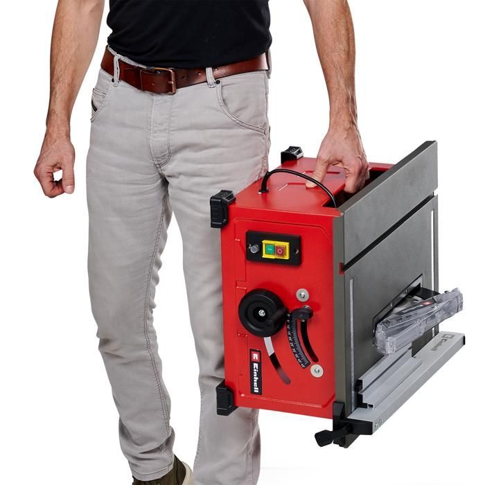 Sierra de mesa Einhell TC-TS 8 (1200 W, altura de corte de 45 mm, hoja de 210 mm)