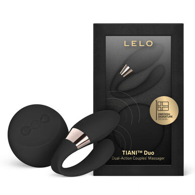 Lelo Sisäinen ja Ulkoinen Vibraattori Tiani Duo Musta 1 kpl 1 kpl