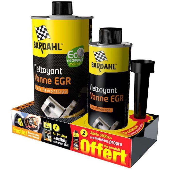 Kit de limpieza de válvula EGR BARDAHL: 1 L + 300 ml gratis (lata)
