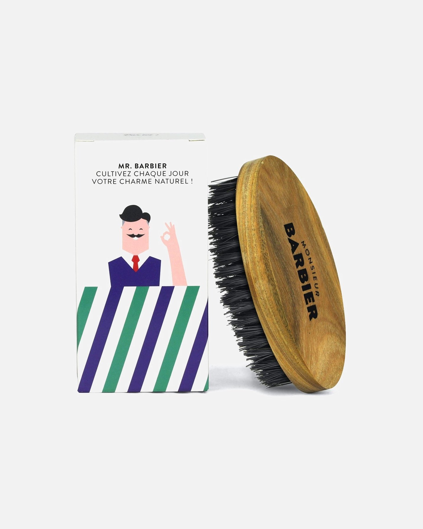 Monsieur Barbier matu kopšanas komplekts bārdas birste - 1 gab.