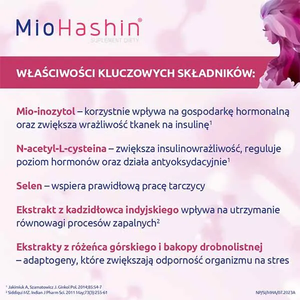 MioHashin 30 Kapsułek + 60 Kapsułek