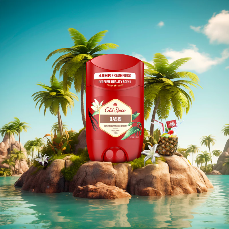 Desodorante em bastão Old Spice Oasis para homens