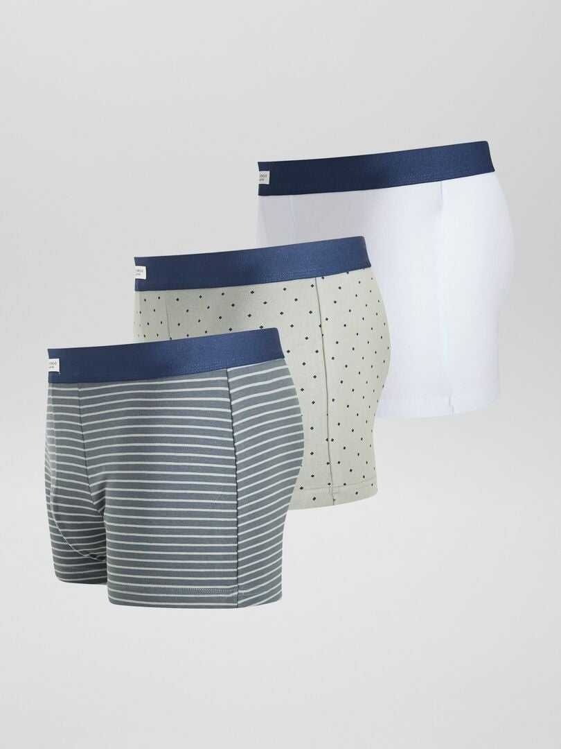 Set de 3 boxeri elastici - Verde
