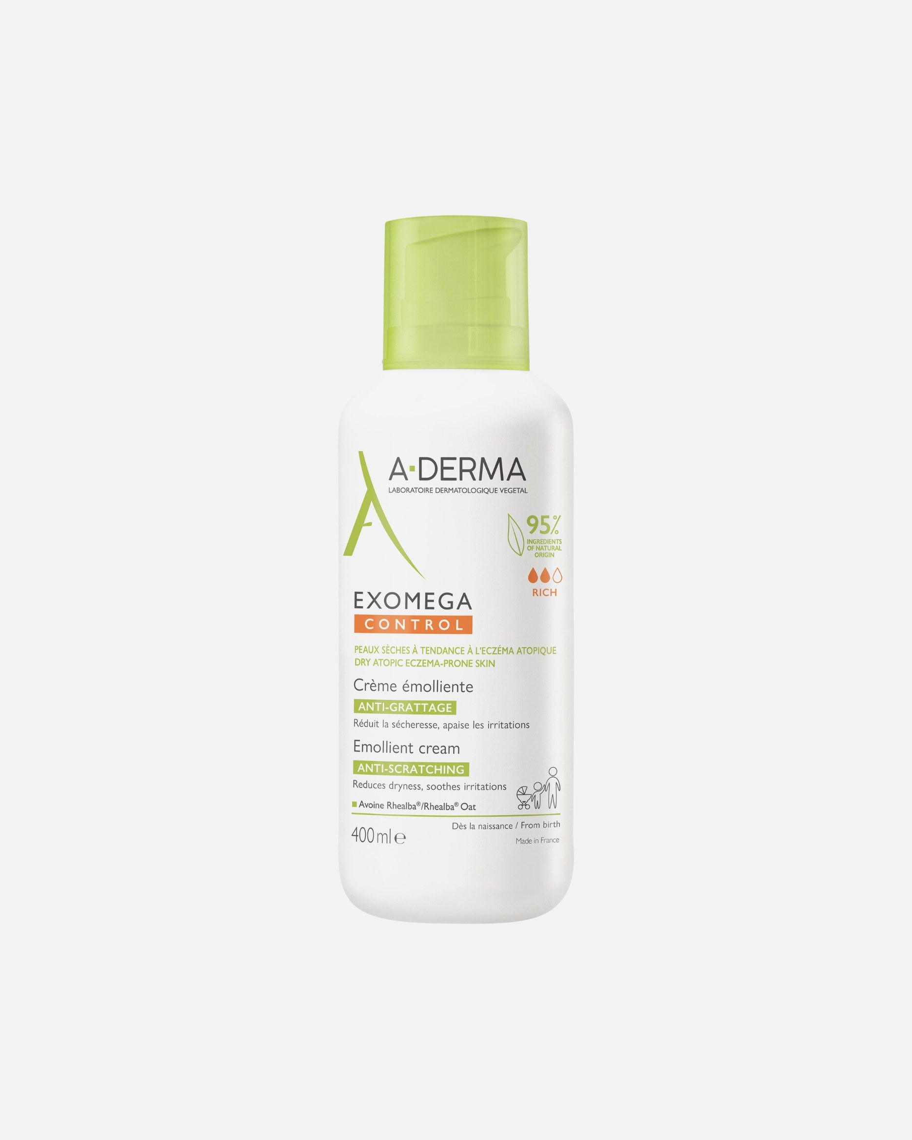 A-DERMA kūno kremas „Exomega Control“ drėkinamasis kremas – 50 ml