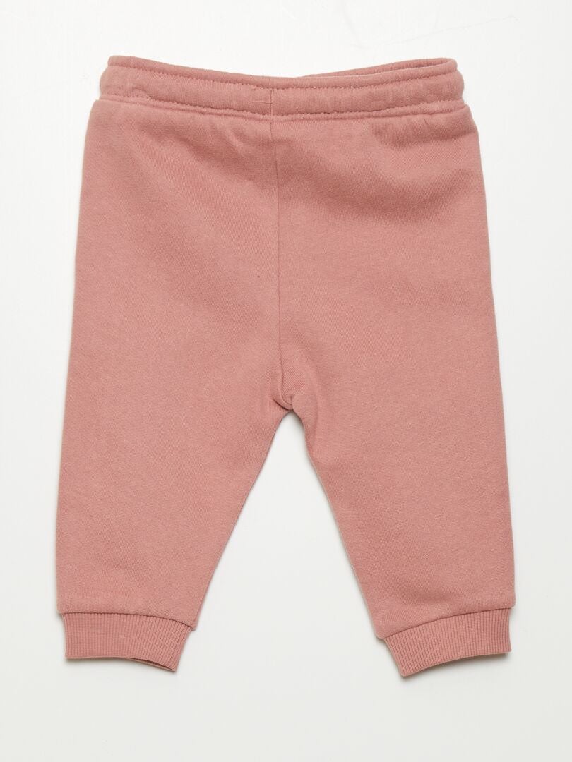 Fleece joggingbroek - ROZE