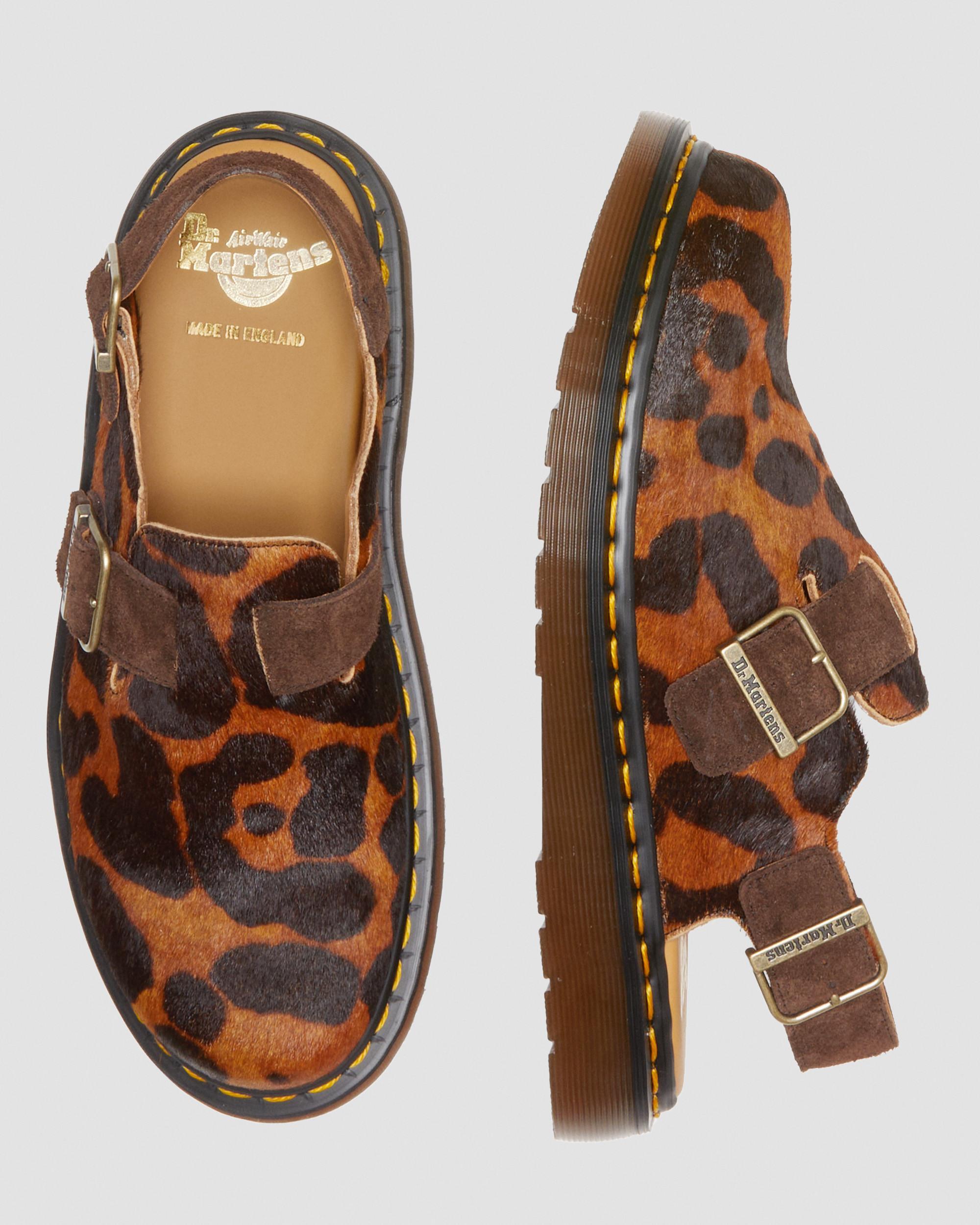 Jorge Made in England Hair On Slingback Mule