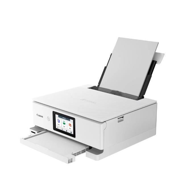 Multifunction Printer - CANON - PIXMA TS8751 - 200 sheets - 6 ink tanks - WIFI - White