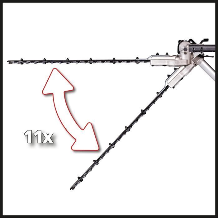 Einhell GC-HC 90/2046 T Telescopische heggenschaar (900 W, uitschuifbare steel tot 2,60 m)