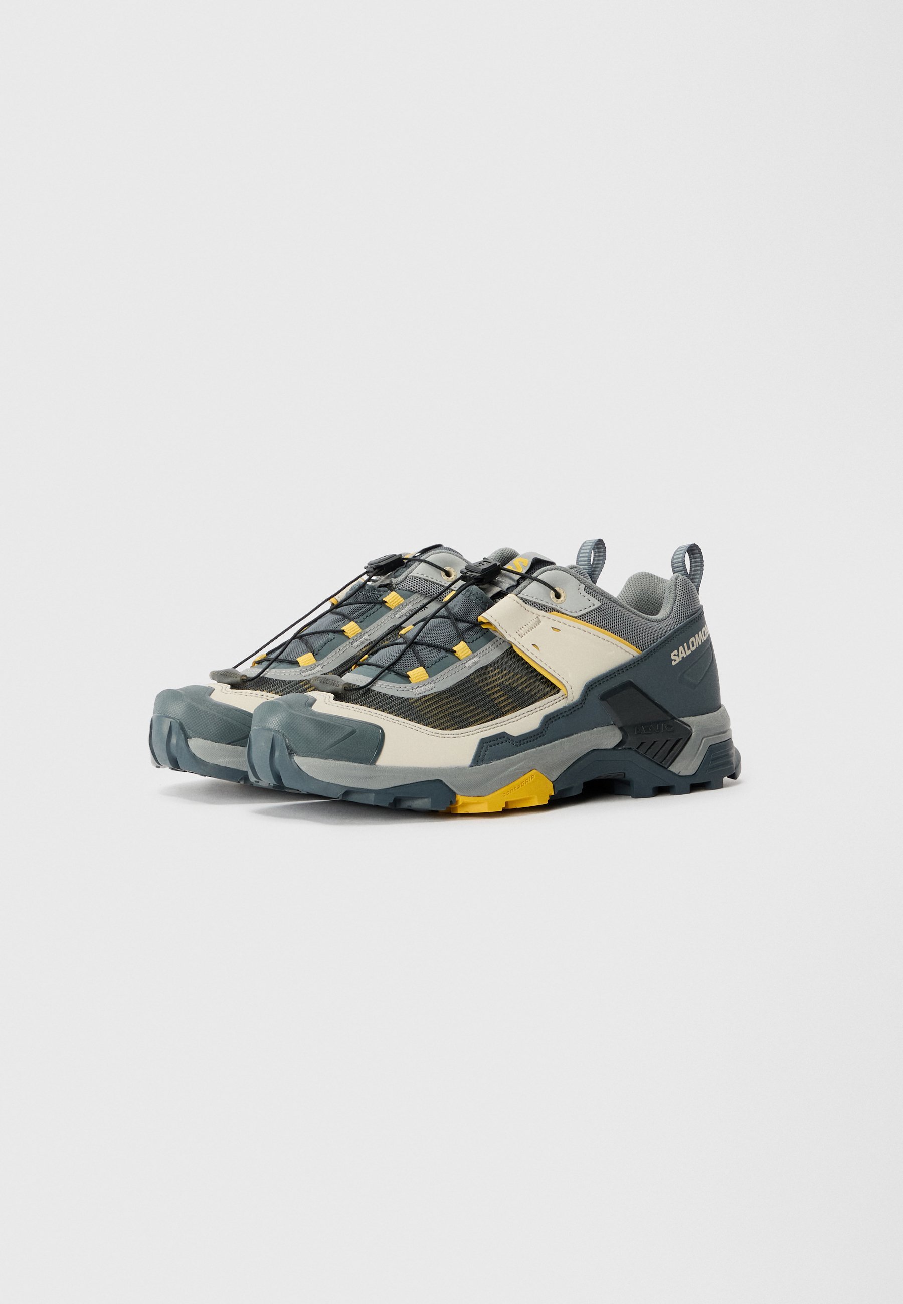 Salomon X ULTRA 5 - Scarpe da trekking - monument/turbulence/spicy mustard