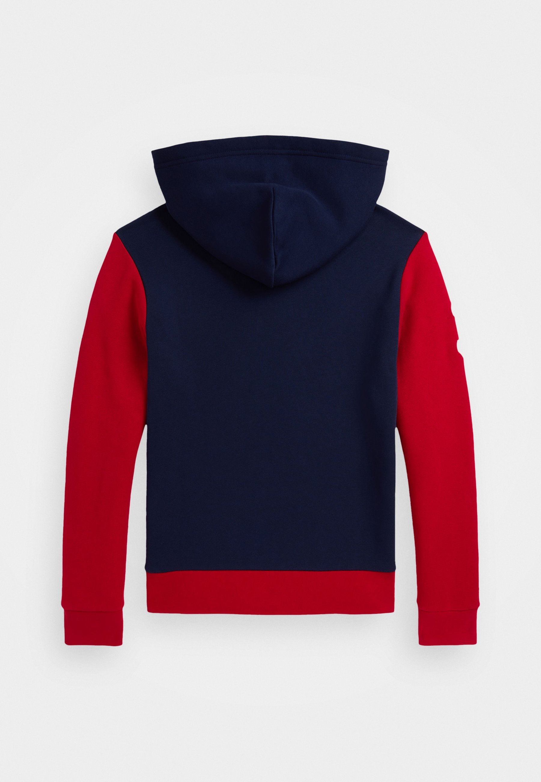 Felpa con cappuccio Polo Ralph Lauren TRIPLE PONY FLEECE - Felpa con cappuccio - rosso/blu navy raffinato