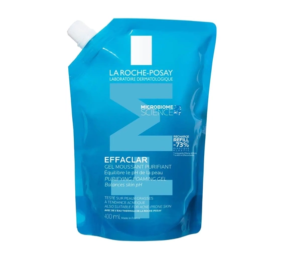 La Roche-Posay Effaclar żel oczyszczający do skóry tłustej i wrażliwej refill 400 ml