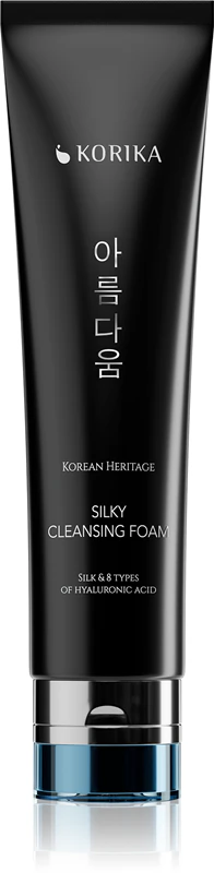 Шовковиста пінка для очищення KORIKA Korean Heritage Silk & 8 видів гіалуронової кислоти