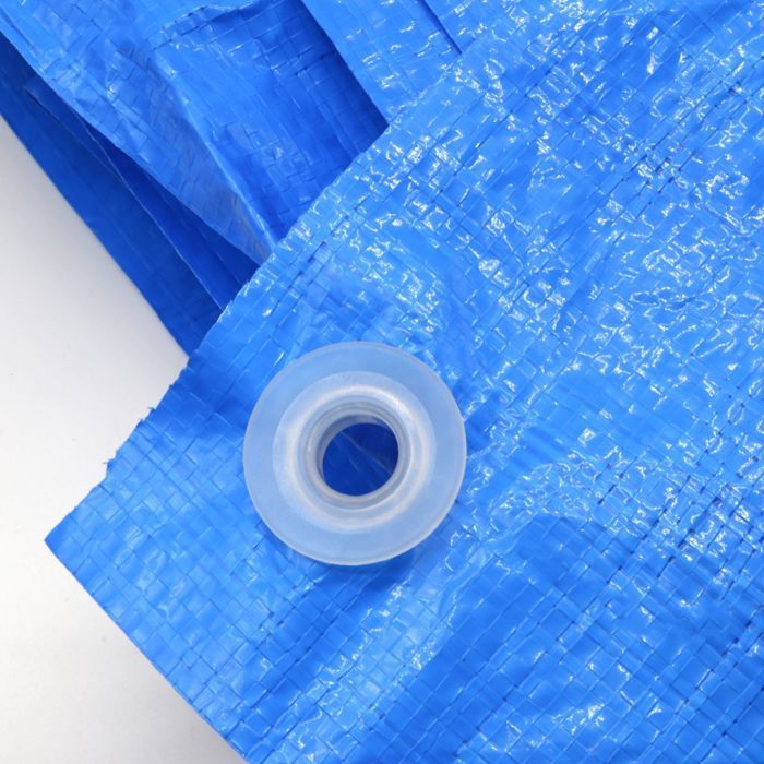 Paquete de 10 ojales con clip para plástico de burbujas u otros tipos de lonas - Transparentes - Linxor