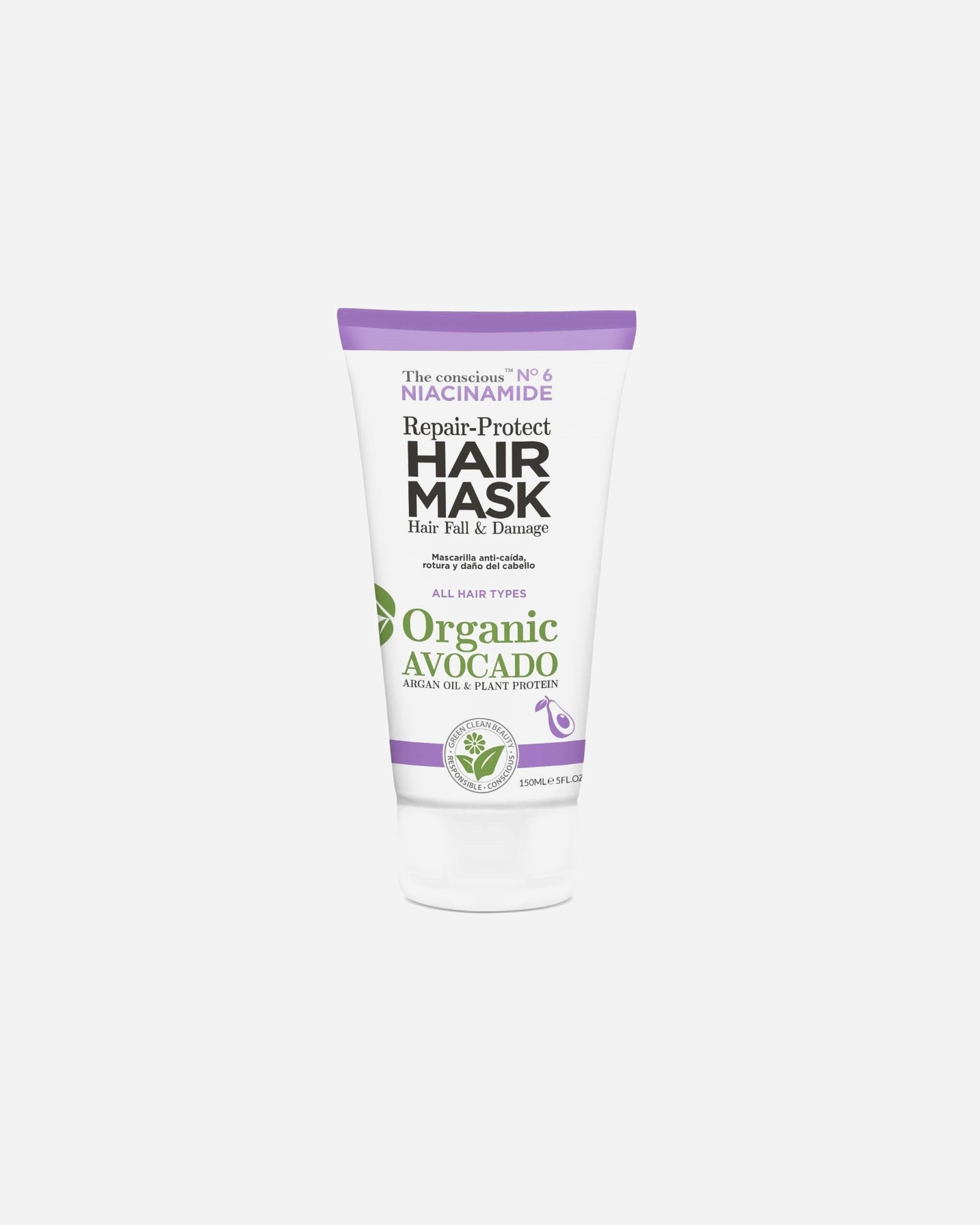 Theconscious™ Haarmasker met Niacinamide voor Herstel en Bescherming - 150 ml