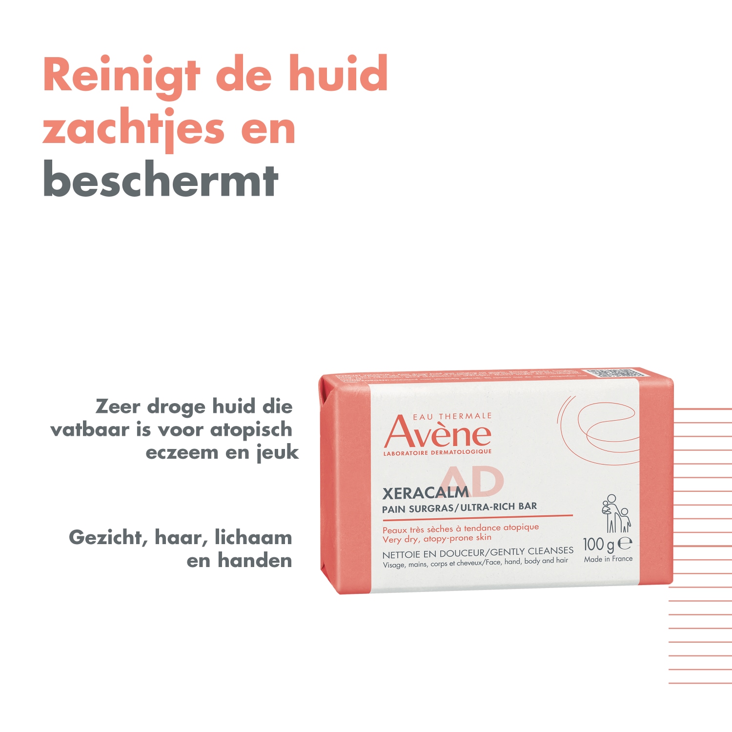Avène XeraCalm AD Ultra-Rich zeepblok - 100 g