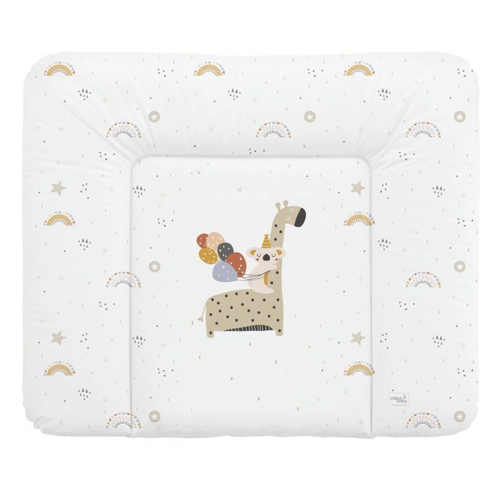 Ceba Baby Matelas à langer epais lavable - Girafe, 85x72 cm - Certifié Öko-Tex, Imperméable