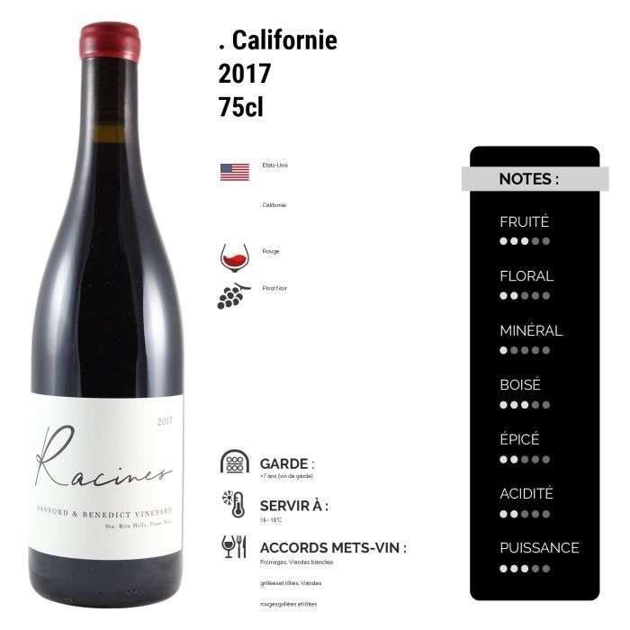 California Roots Sanford and Benedict Vineyard Tinto 2017 - Caja de 3 x 75cl - Maison Deux Montille - Vino. Tinto - Origen
