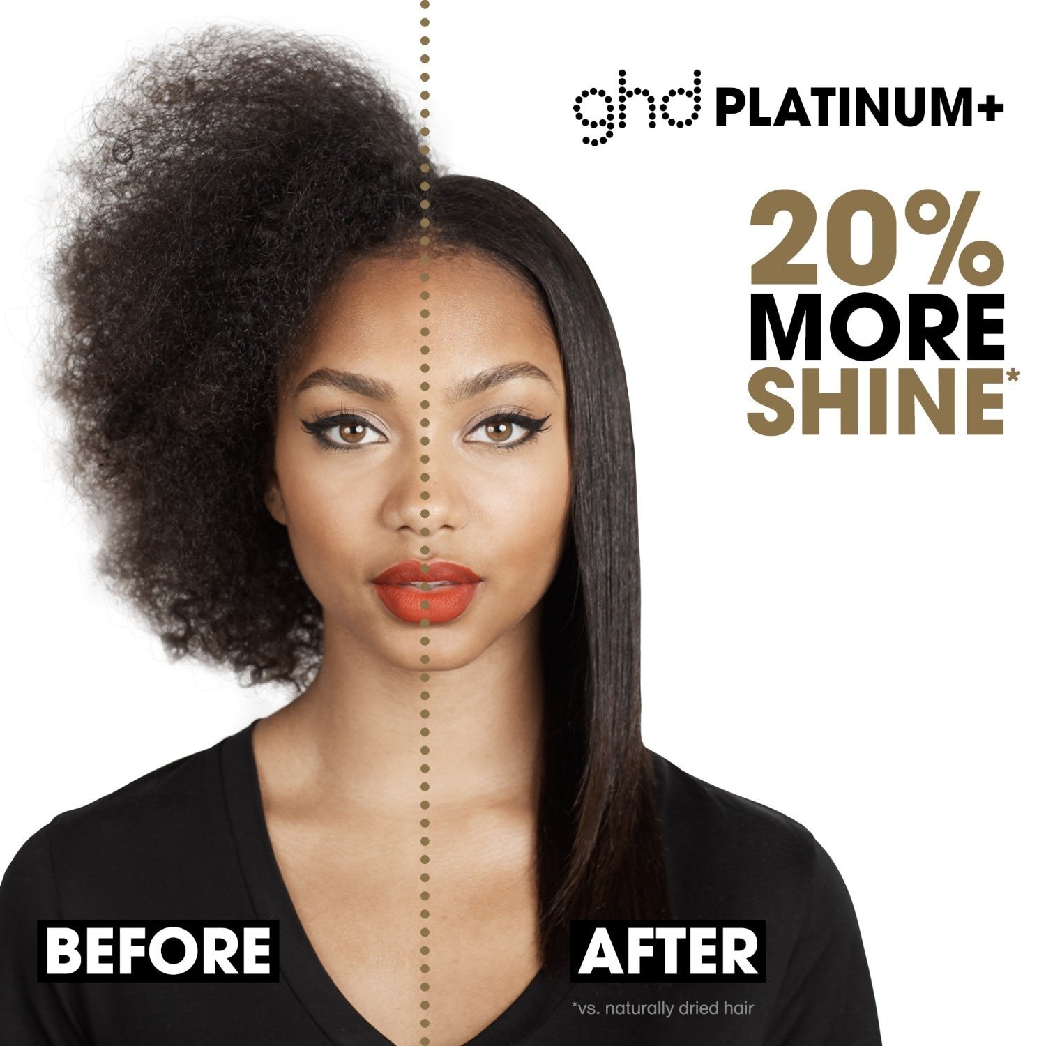 ghd Styler® Platinum+ Haarglätter für schwarzes Haar – 1 Stück