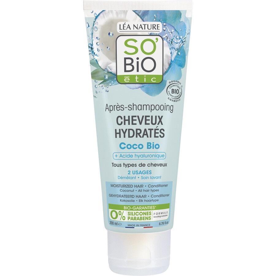 SO'Bio kondicionér Coco s kyselinou hyalurónovou - 200 ml