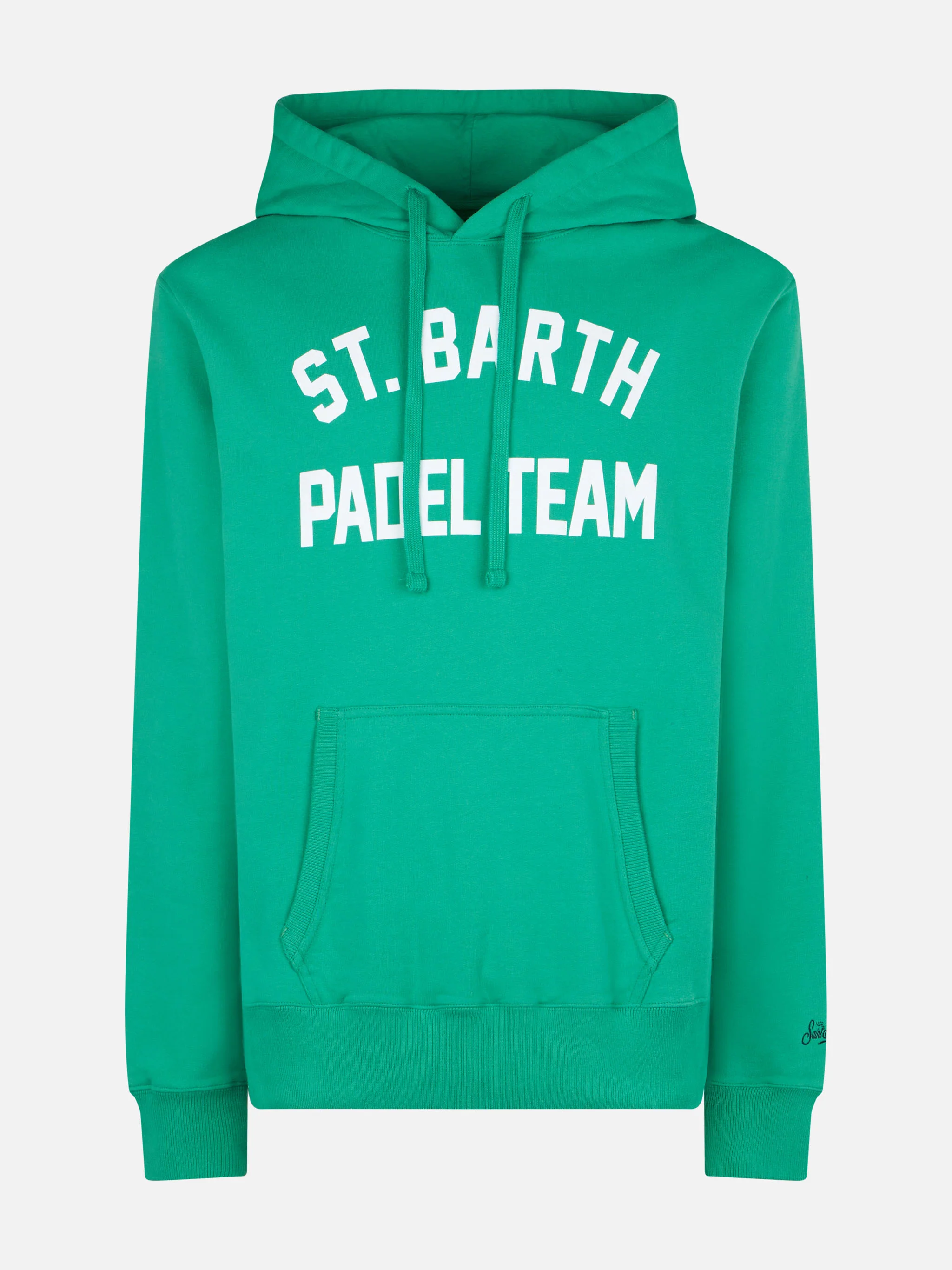 Katoenen hoodie met print van het St. Barth Padel Team.