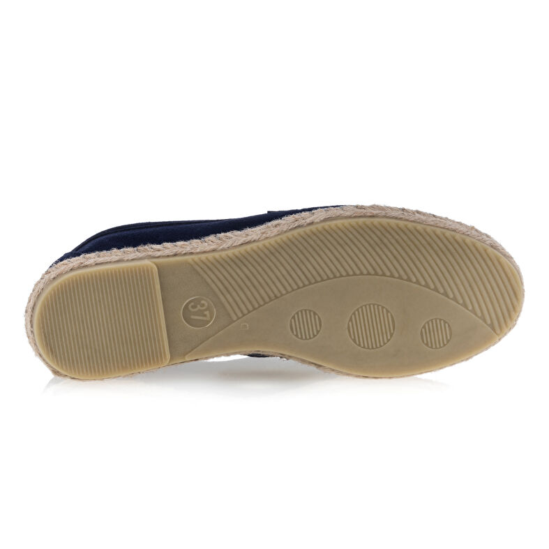 Espadrillas da donna blu con suola in corda