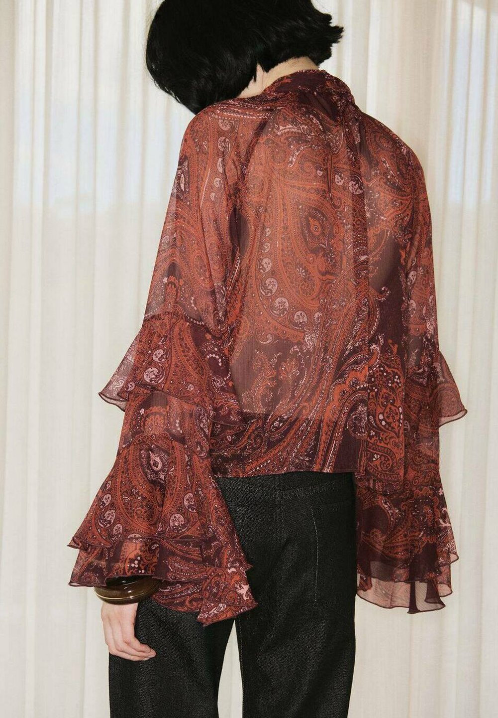 Mango blouse - bruin