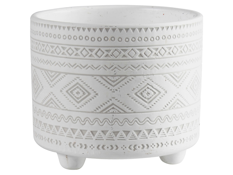 Osłonka na doniczkę Evert 14 cm biała