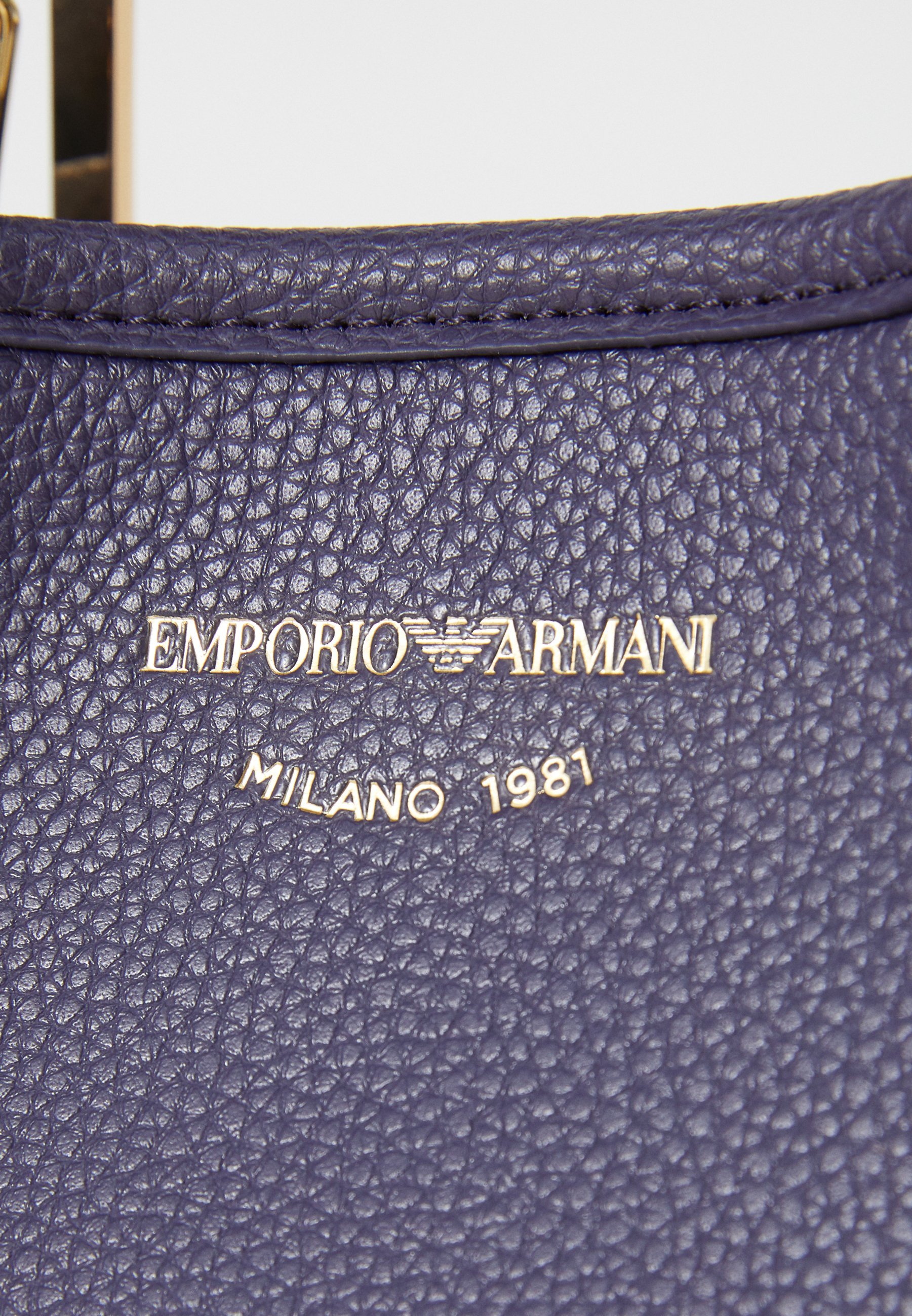 Emporio Armani TAS - Handtas - bosbes/taupe