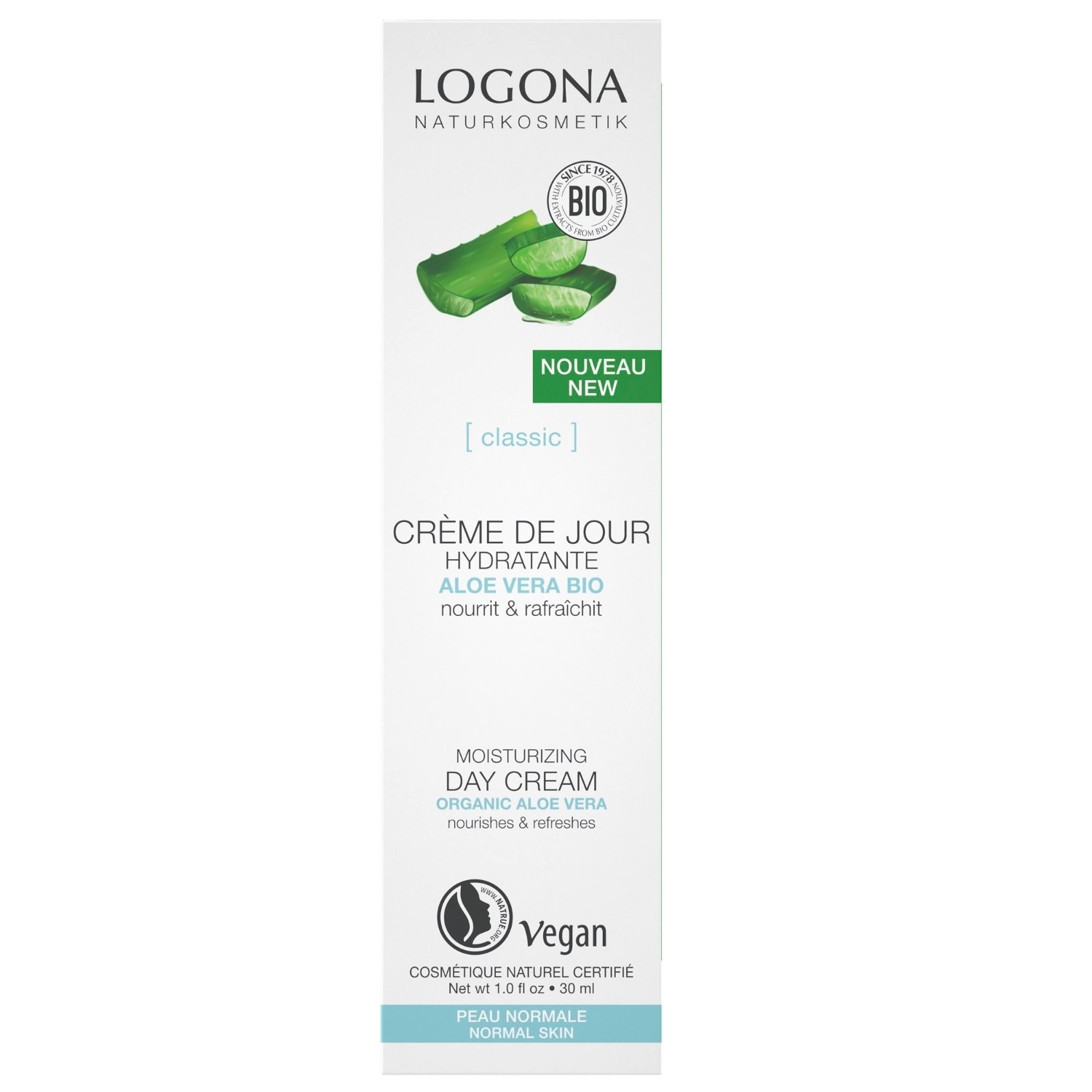 Logona Crème jour hydratante aloe vera