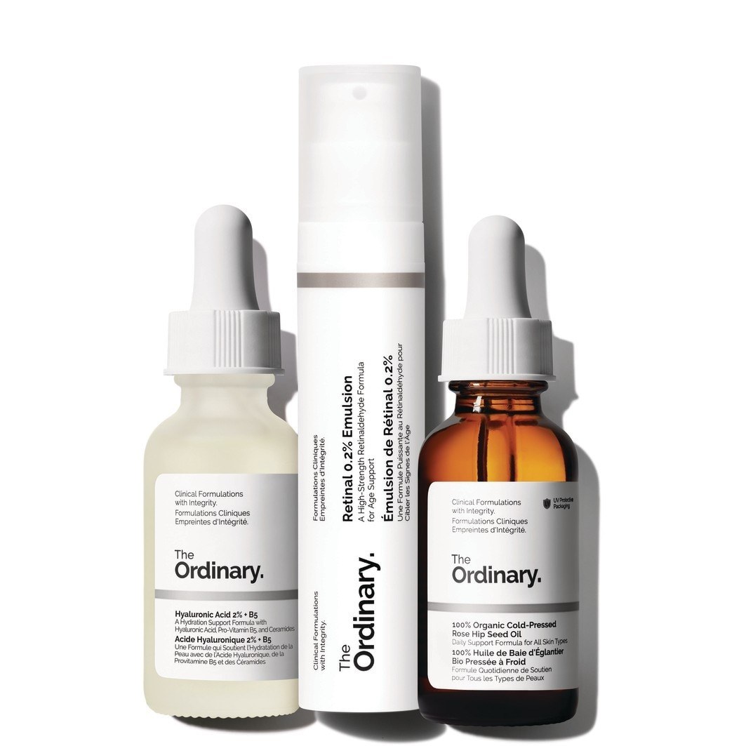 Set za njegu lica The Ordinary Nightly Set – 1 komad