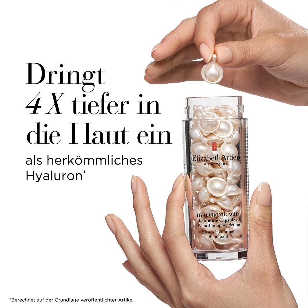 Sérum s kyselinou hyalurónovou Elizabeth Arden, kapsuly s kyselinou hyalurónovou ceramidom – 28 ml