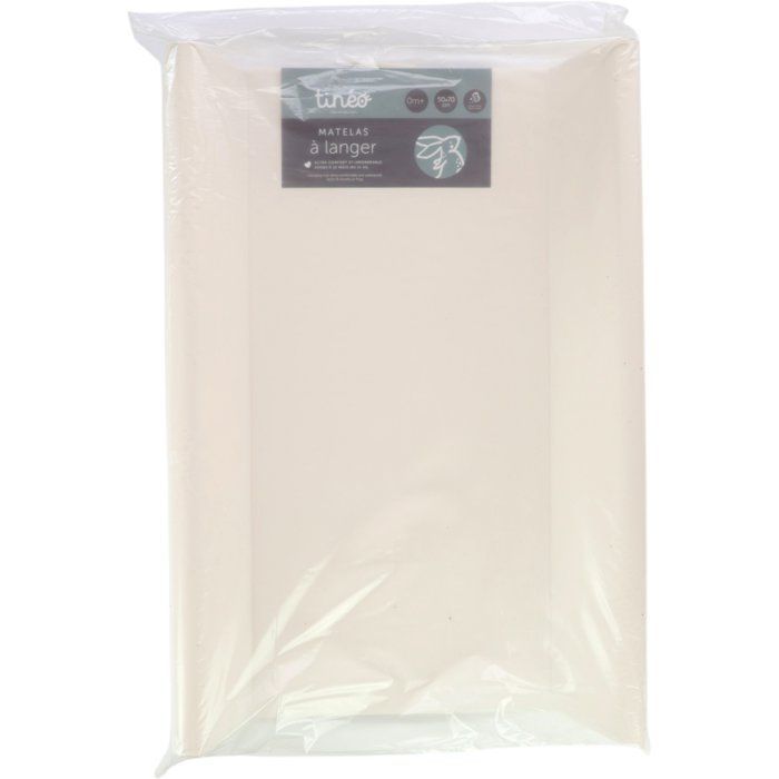 Matelas à langer - TINEO - PROFILE - PVC - Ecru