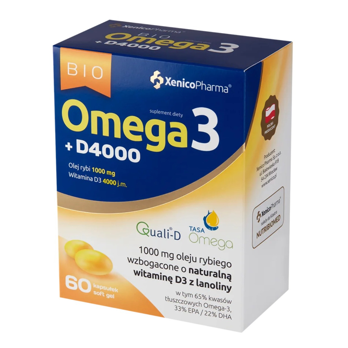Xenico Pharma Omega 3 D3 4000