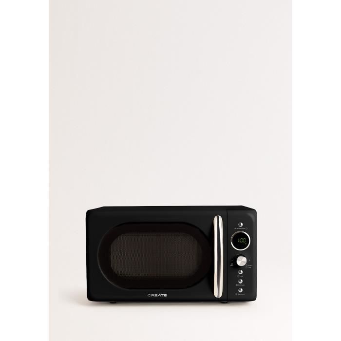 Retro magnetron - Create - 20 liter - 900W grillfunctie - LCD-scherm - Gemakkelijk schoon te maken