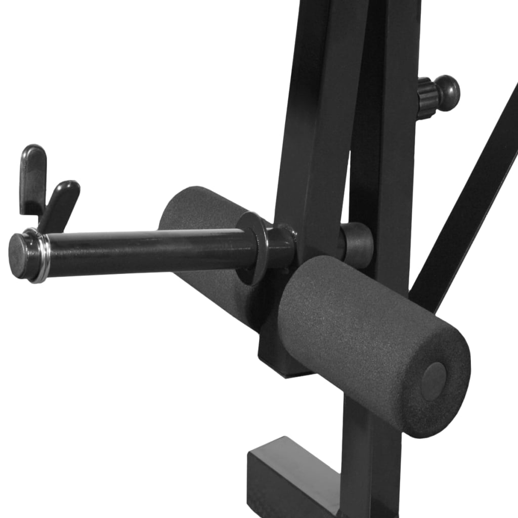  Vidaxl Trainingsbank mit Kurzhanteln 30,5 kg